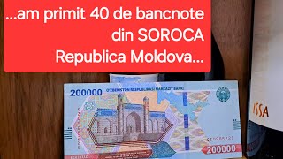 MULTUMESC, MIHAI TARNARUȚCHI!! AM PRIMIT 40 DE BANCNOTE GRATIS!!! SOROCA- REPUBLICA MOLDOVA!!!