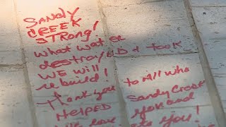Memorial honors Sandy Creek flood victims one year later