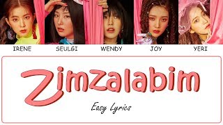 RED VELVET - ZIMZALABIM Easy Lyrics by GOMAWO [Indo Sub]