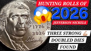 Hunting Rolls Of 2026 Semi-Q Jefferson Nickels For Varieties - What Did I Find ? #dwcnc #2026 #fun