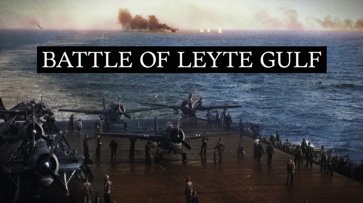 The Biggest Naval Battle in History: Leyte Gulf 1944 (WW2 Documentary) thumbnail