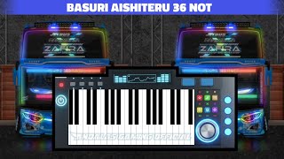 Telolet Basuri Aishiteru 2 36 Not Versi Pianika || Basuri Pianika