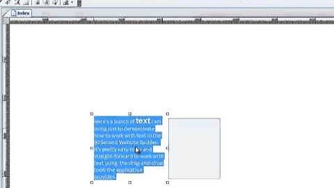 Working with Text in 90 Second Website Builder