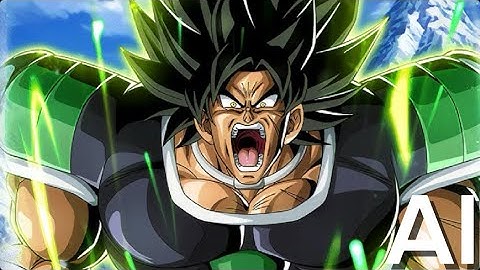 LR TEQ Wrath Broly Active but the OST is extended by AI - Dokkan Battle