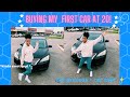 BUYING MY FIRST CAR AT 20| car tour, drive with me, car Shopping vlog| Cierra The Creator