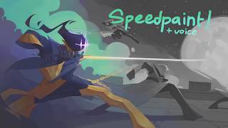 i was NOT prepared for this illustration (Dead Cells speedpaint + commentary)