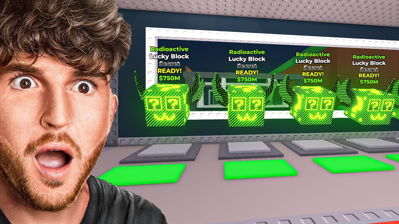 Opening 100 RADIOACTIVE LUCKY BLOCKS in Steal a Brainrot..