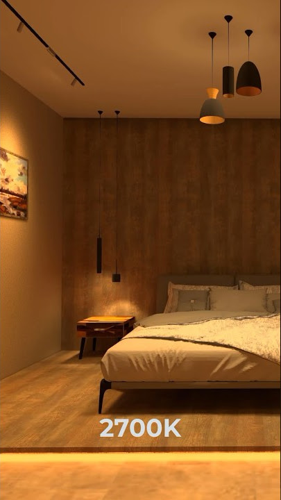 The Effect of Different lamp CCT (color temperature) on your Bedroom