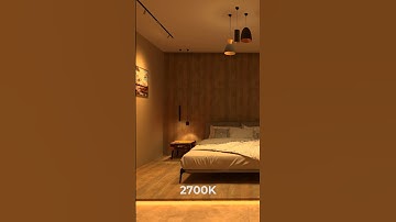 The Effect of Different lamp CCT (color temperature) on your Bedroom