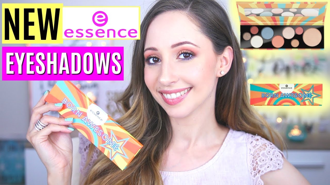 New Essence Eyeshadow Palettes 2018 born awesome Trend Edition Choose