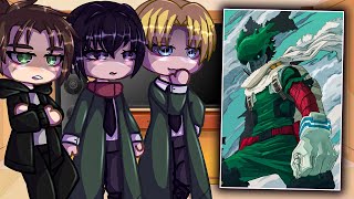 Attack On Titan React To Deku // Gacha Club