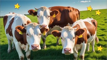 SAPI , SAPI LUCU WARNA WARNI JOGET SELAMAT ULANG TAHUN , SAPI LUCU YANG KECIL