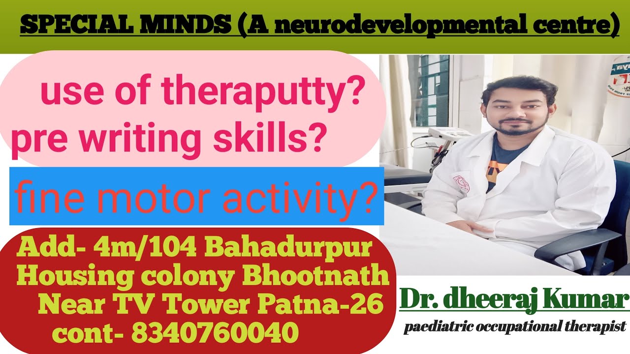 Use of theraputty./fine motor activity/muscles strength exercise/pre writing skills/
