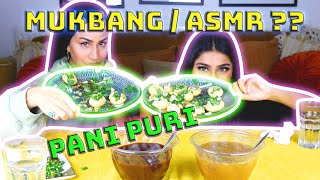 PANI PURI FAMILY MUKBANG | ASMR *No Talking*