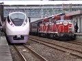 磐越東線全線開通100周年号いわき駅停車中 特急ひたち到着
