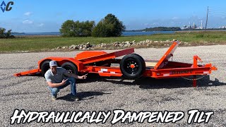 Hydraulically Dampened Tilt | Equipment Trailer
