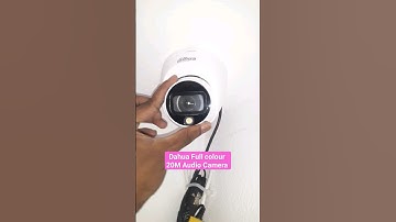 Dahua Audio Camera #youtubeshorts #shorts #shortvideo #cctv #dahua