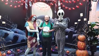 Meeting Jack Skellington and Sally