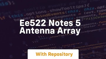 ee522 notes 5 antenna array