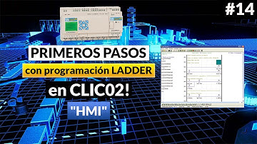 📟HMI- 📌PARTE #14 - 📚 PRIMEROS PASOS programación LADDER en CLIC 02 WEG