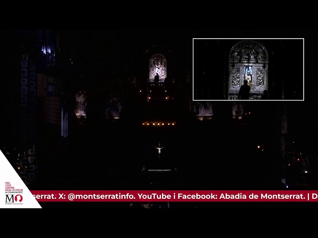 27 octubre, dilluns de la setmana XXX de durant l'any, 1 - En directe des de Montserrat