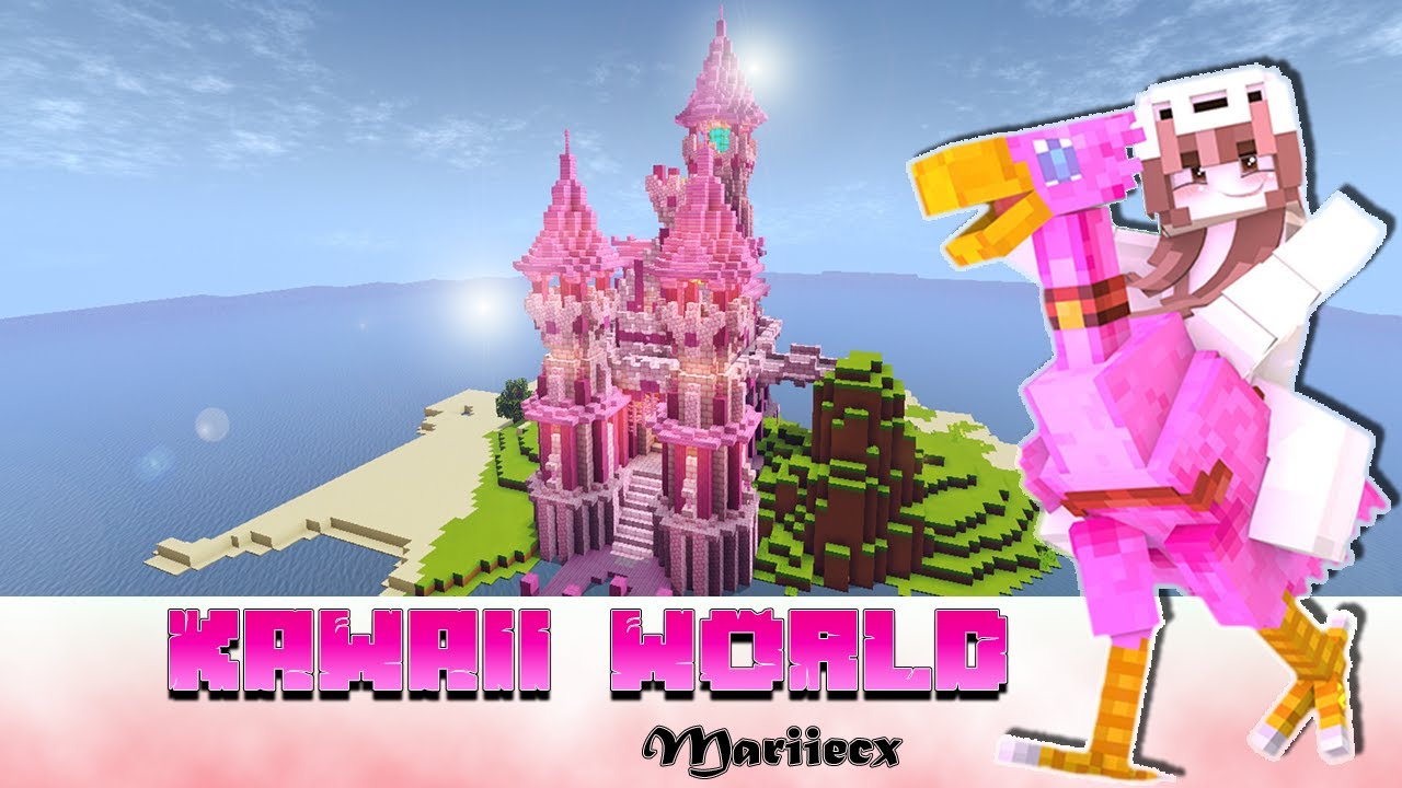 Serendipity Gaming on X: I literally love the Kawaii world Minecraft  texture pack so much 💕 it's so cuuuuute!!! #minecraft #cuteminecraft  #minecraftresourcepack  / X