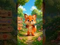 🐶 Woof! Meow! Moo! 🦊 Fun Kids Song #shorts Learn animal sounds with Little Fox! 🦊