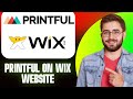 How to Use Printful on Wix Website (2025) | Full Tutorial for Beginners