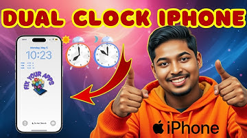 How To Set Dual Clock In iPhone Lock Screen - Full Guide