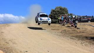 WRC - LATVALA salto presso Monte Lerno Pattada (Rally Italia Sardegna 2013)