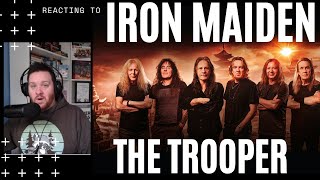 WOW THIS SONG PUNCHES YOU IN THE FACE !! IRON MAIDEN - THE TROOPER - REACTION [REACT]