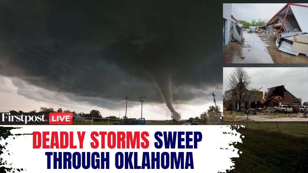 LIVE: Massive Storm Clouds and Tornadoes Over Oklahoma as Severe ...