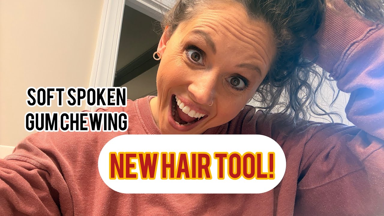 ASMR GRWM (Собираемся вместе) с использованием нового инструмента для укладки волос 💗 Тихий голос...