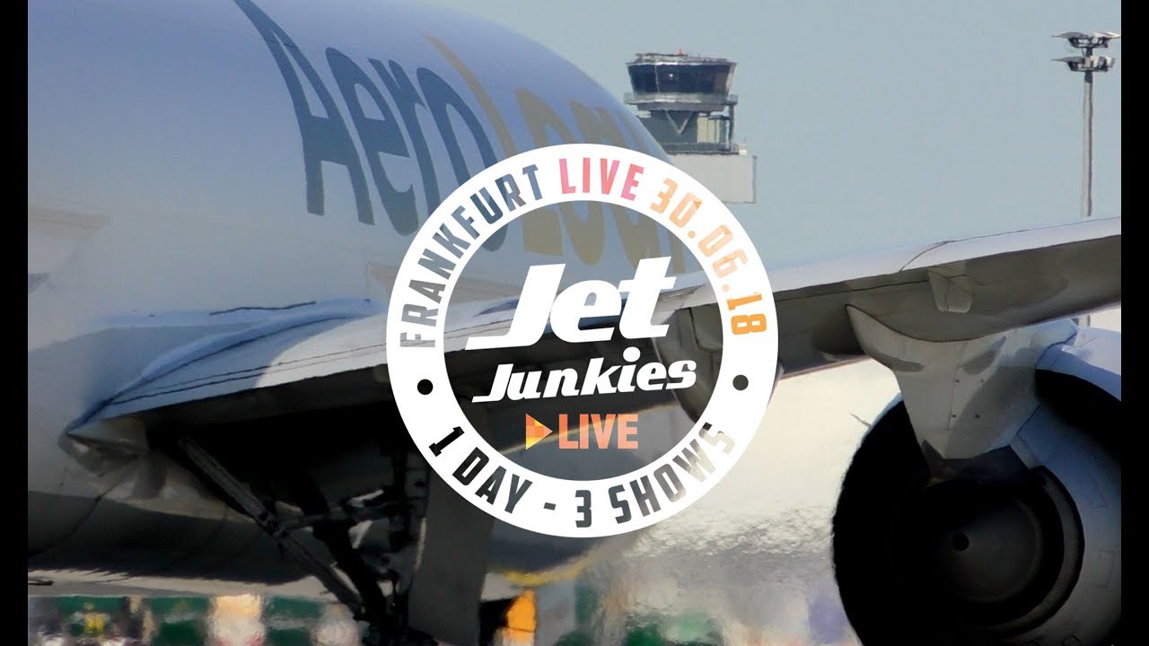 Frankfurt Am Main LIVE Freighters & Commercials | Jet Junkies Live
