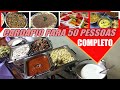 COMIDA PARA 50 PESSOAS - RECEITAS DA ROSA