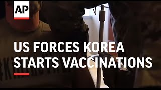 US Forces Korea starts COVID-19 vaccinations
