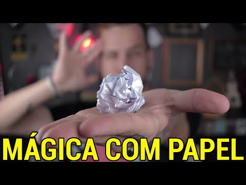 3 TRUQUES COM PAPEL PARA FAZER EM CASA OU NA ESCOLA // MÁGICAS COM PAPEL