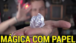 3 TRUQUES COM PAPEL PARA FAZER EM CASA OU NA ESCOLA // MÁGICAS COM PAPEL