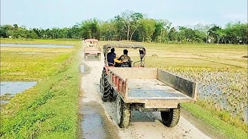 tractor loading trolley JCB 3dx Eco expert machine ll tractor and jcb