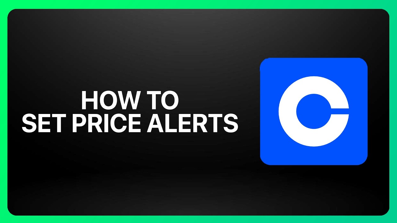 How To Set Price Alerts On Coinbase ! Tutorial - YouTube