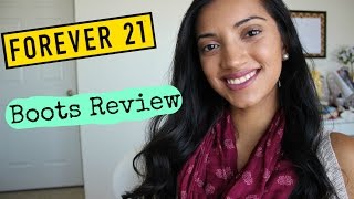 FOREVER 21 BOOTS REVIEW | AmandaSushma