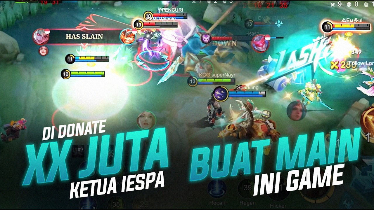 EFFORTT !! DI DONATE XX JUTA SAMA PAK KETUM BUAT MAIN INI GAME ?? #mobilelegends #supernayr