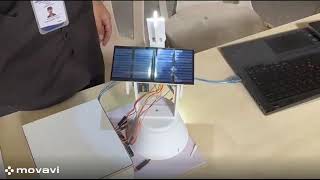 7TH INNOVATION PROJECT EXPO inv-240|| Build a solar-sun tracking system for space missions