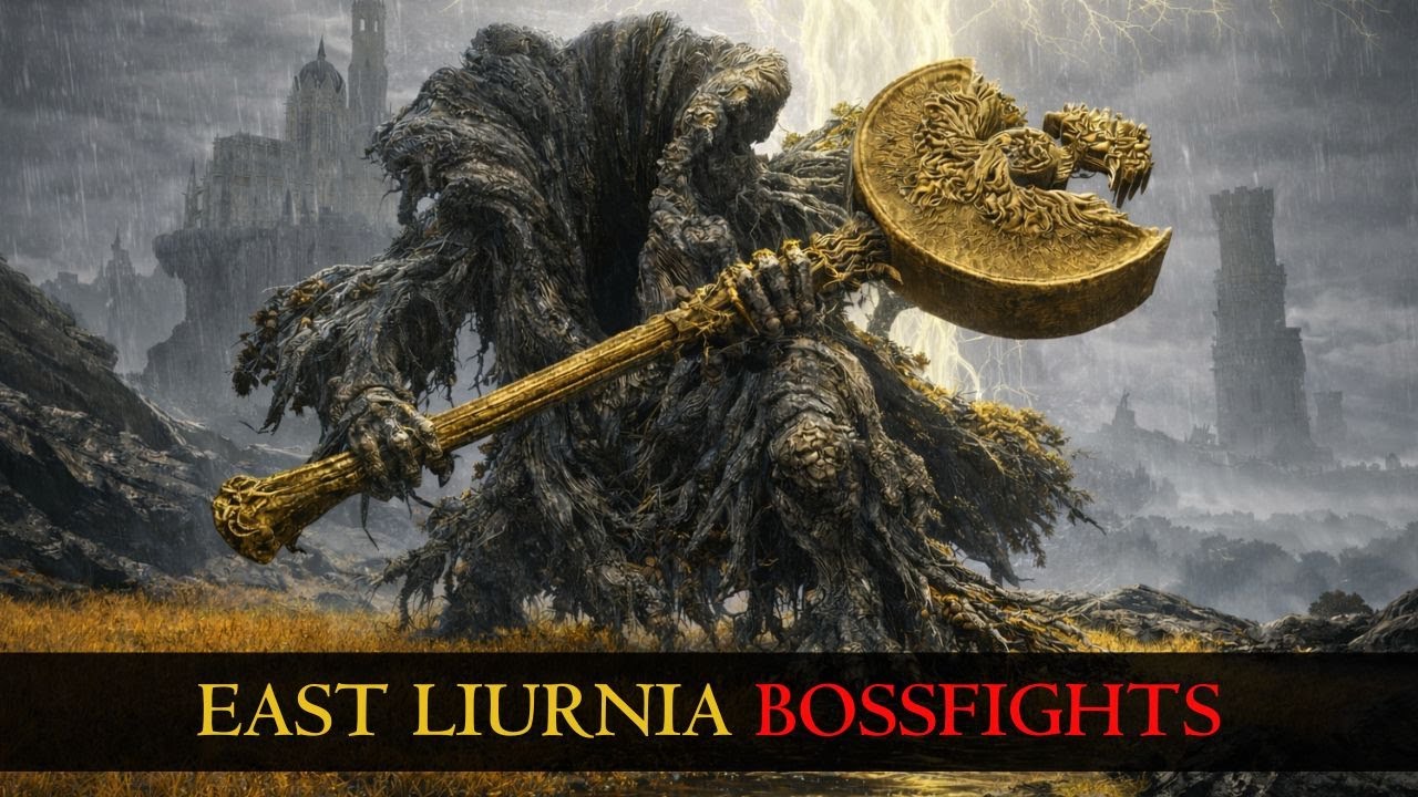 ELDEN RING | EAST LIURNIA | BOSSFIGHT gameplay
