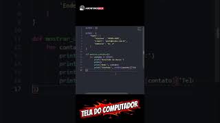 Agenda de contatos na linguagem python! #hackers #memes #funil #humor #comedia #memesbr #engraçado