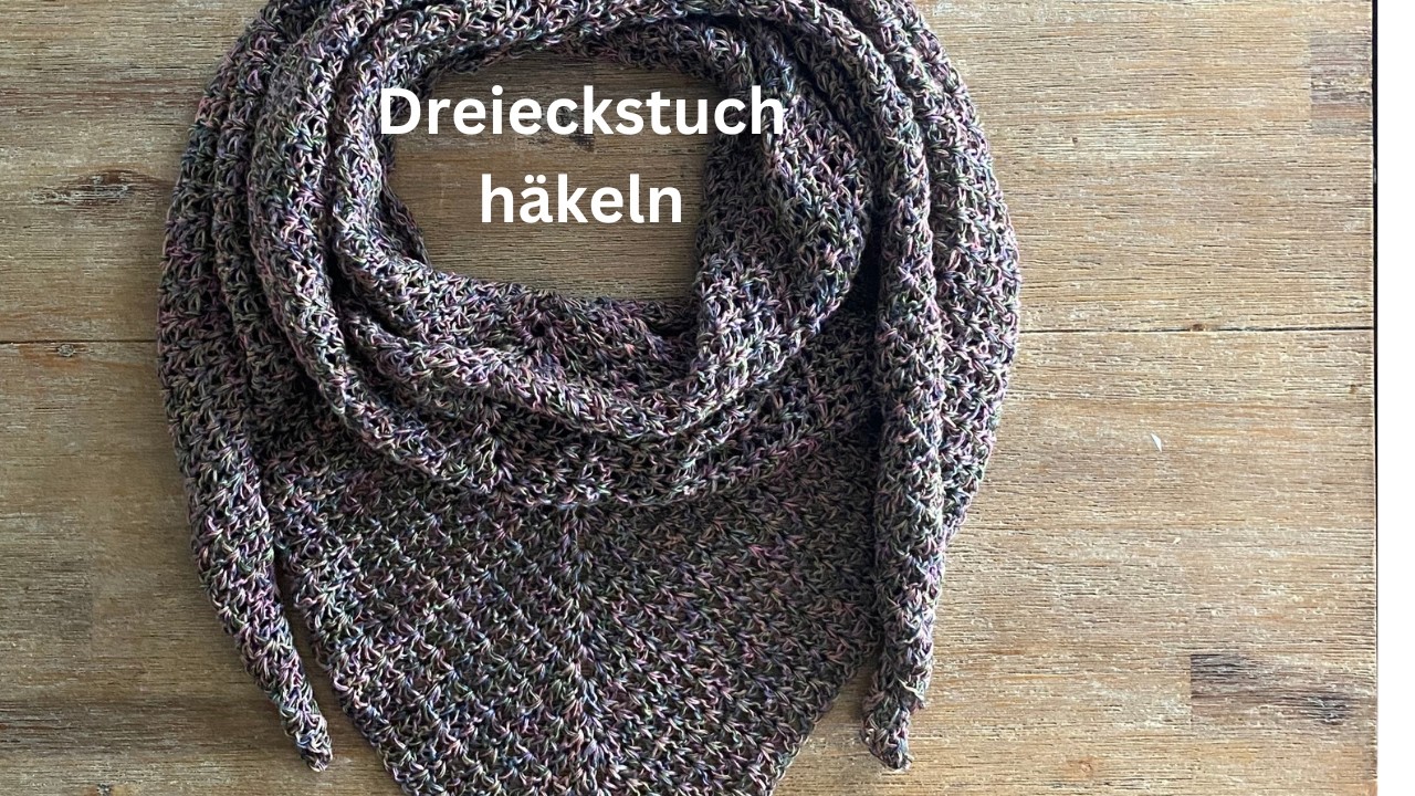 Dreieckstuch häkeln für den Frühling