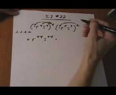 simplify exponential expression, several rules