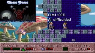 Hocus Pocus E1M1 All difficulties 100%