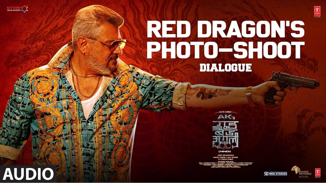 “Red Dragon’s Photo-Shoot” | Ajith Kumar | Trisha Krishnan | Adhik R | Good Bad Ugly Dialogue