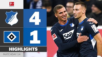 Stunning Goal & Ice-Cold Finish! | HOFFENHEIM - HAMBURGER SV | Highlights | MD 14 – Bundesliga